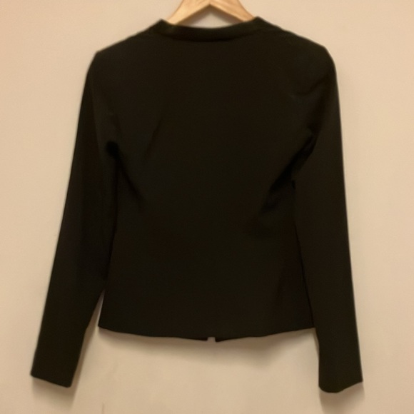 New York & Company stretch tuxedo blazer jacket black 0 - Picture 5 of 5